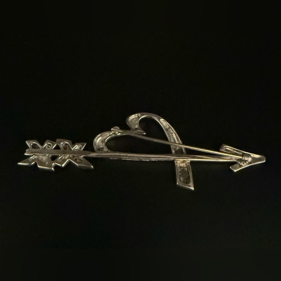Authentic Tiffany&Co.Sterling Silver brooch by Paloma Picasso.Romantic! - Picture 2 of 4